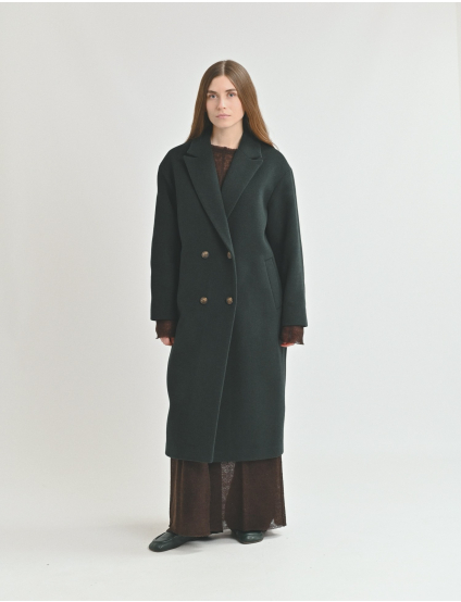 Картинка Пальто темно-зелене